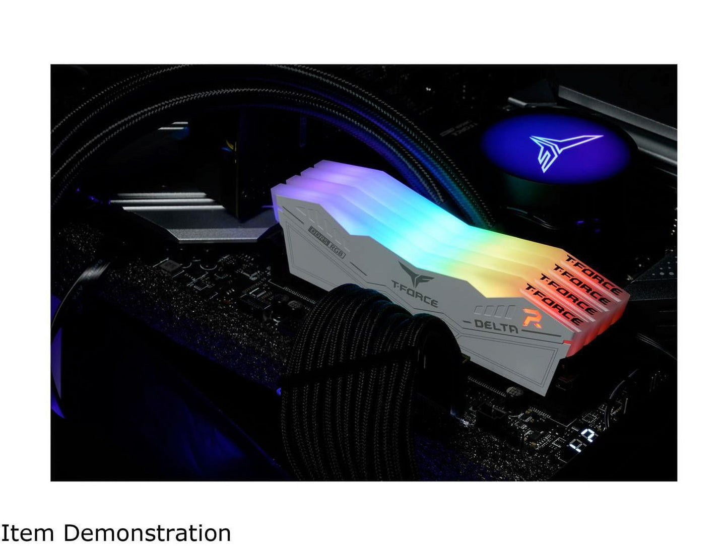 Team T-Force Delta RGB 32GB (2 X 16GB) 288-Pin PC RAM DDR5 6000 (PC5 48000) Desktop Memory Model FF4D532G6000HC38ADC01