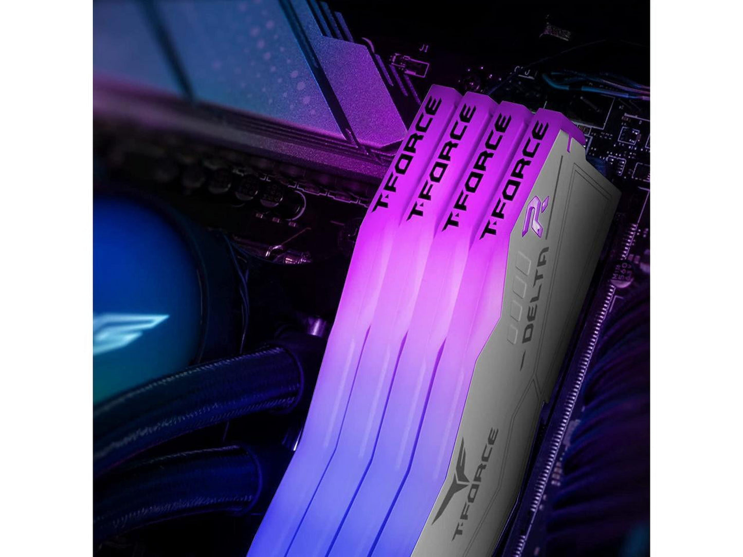 Team T-Force Delta RGB 32GB (2 X 16GB) 288-Pin PC RAM DDR5 6000 (PC5 48000) Desktop Memory Model FF4D532G6000HC38ADC01