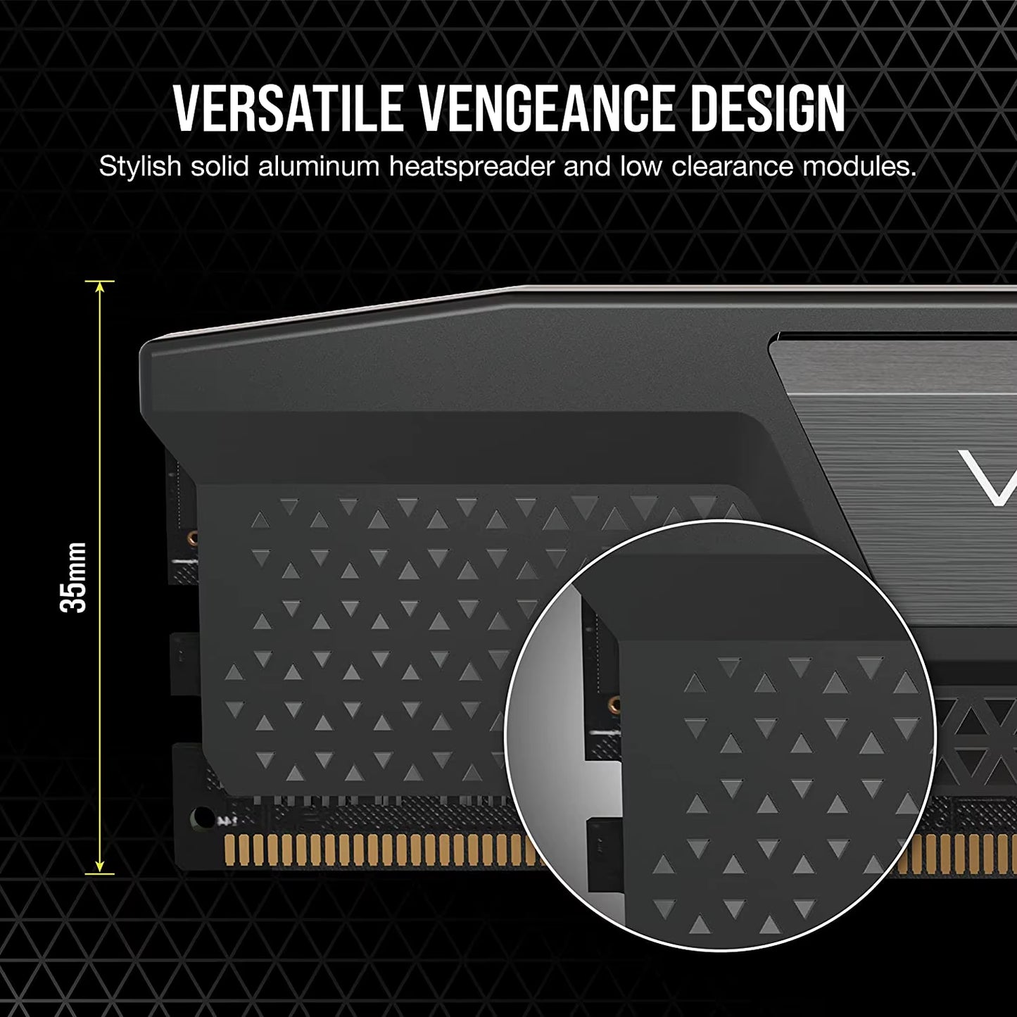 VENGEANCE DDR5 RAM 16GB 5600Mhz 6000Mhz 6400Mhz Intel XMP ICUE Compatible Computer Memory - Black
