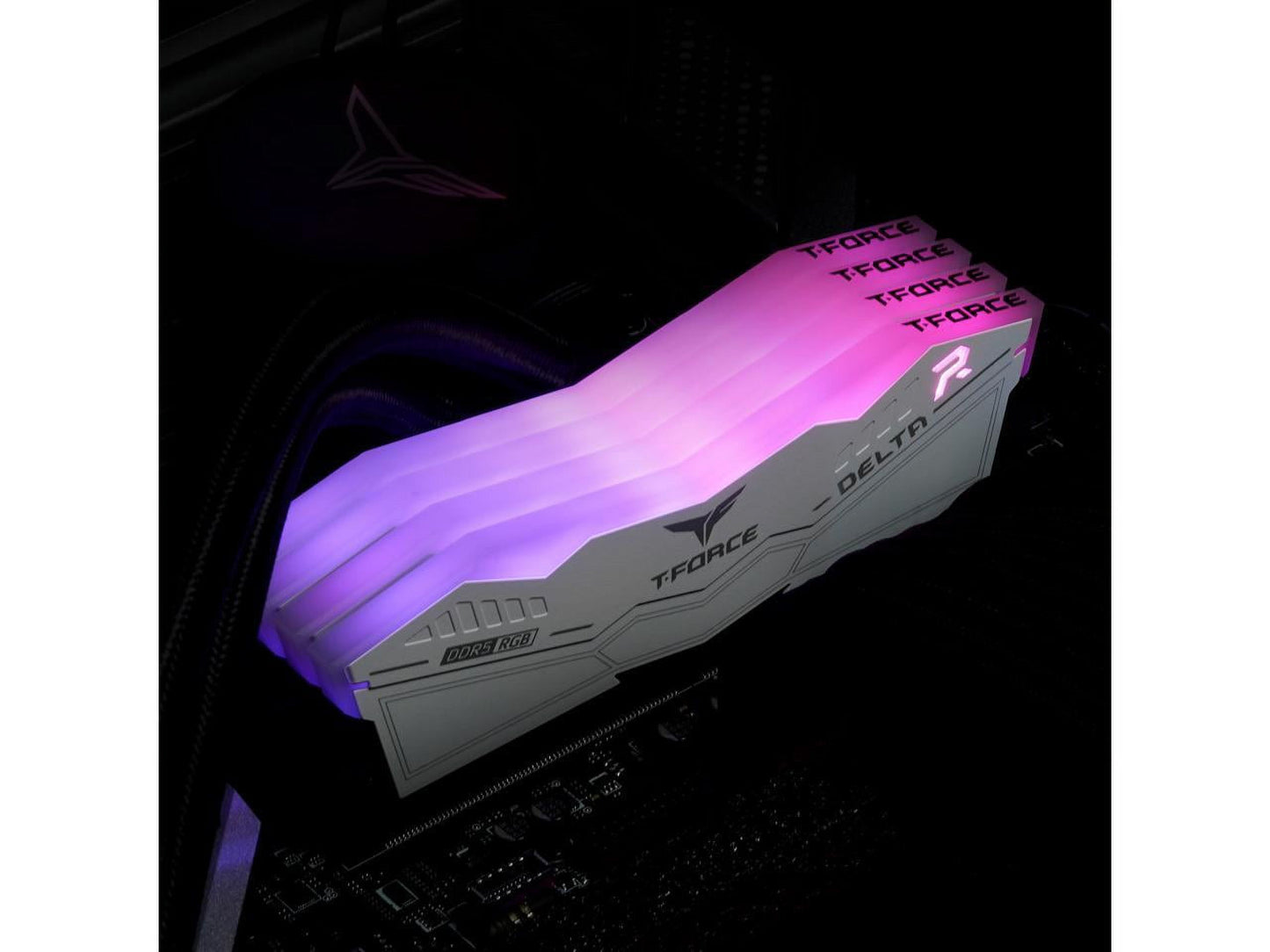Team T-Force Delta RGB 32GB (2 X 16GB) 288-Pin PC RAM DDR5 6000 (PC5 48000) Desktop Memory Model FF4D532G6000HC38ADC01