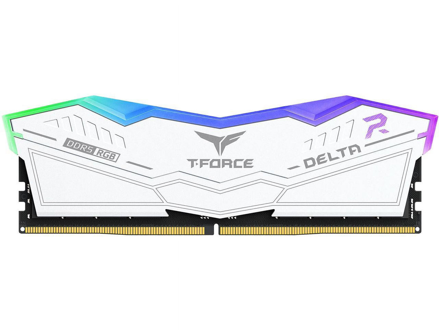 Team T-Force Delta RGB 32GB (2 X 16GB) 288-Pin PC RAM DDR5 6000 (PC5 48000) Desktop Memory Model FF4D532G6000HC38ADC01