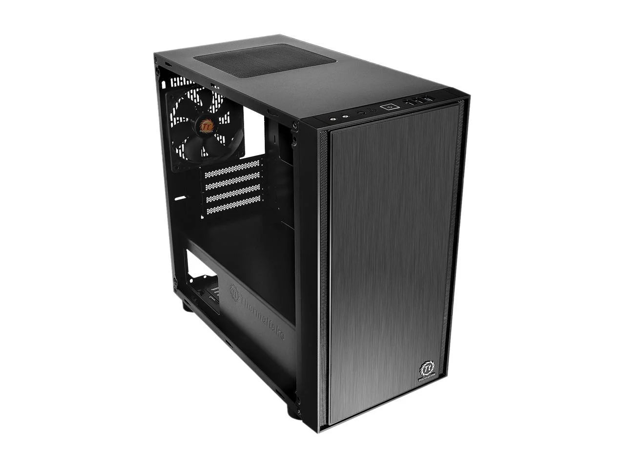 Versa H17 Black SPCC Micro ATX Gaming Computer Case CA-1J1-00S1NN-00