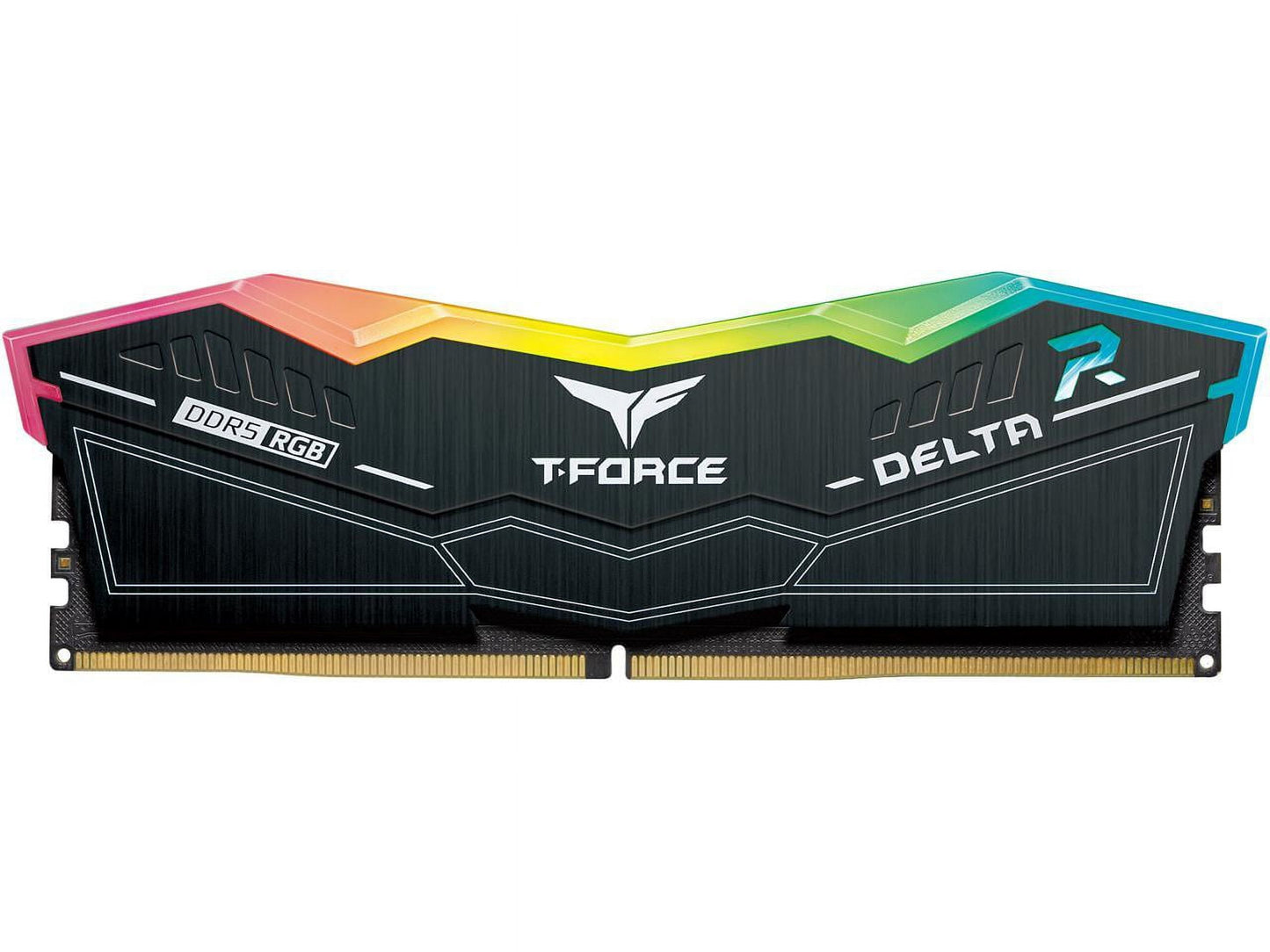 Team T-Force Delta RGB 32GB (2 X 16GB) 288-Pin PC RAM DDR5 6400 (PC5 51200) Desktop Memory Model FF3D532G6400HC40BDC01