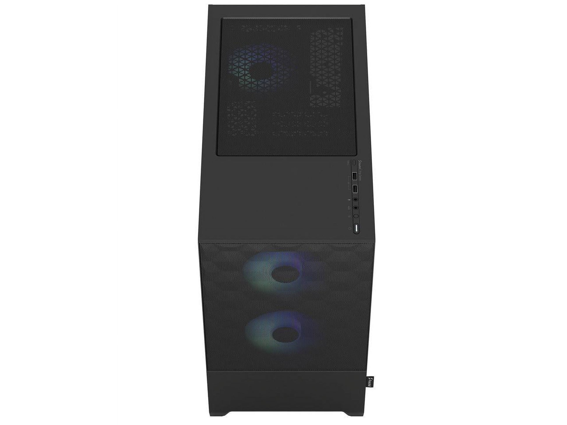 Pop Mini Air RGB Black TG Matx High-Airflow Clear Tempered Glass Window Tower Computer Case