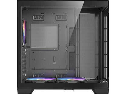 C8 ARGB, 2X TQR 160Mm & 1X TQ 140Mm ARGB PWM Fans Included, Dual-Chamber Layout, Type-C, 360Mm Radiator Support, Seamless TG Front & Side Panels, RTX 40 Compatible, Full-Tower E-ATX PC Case