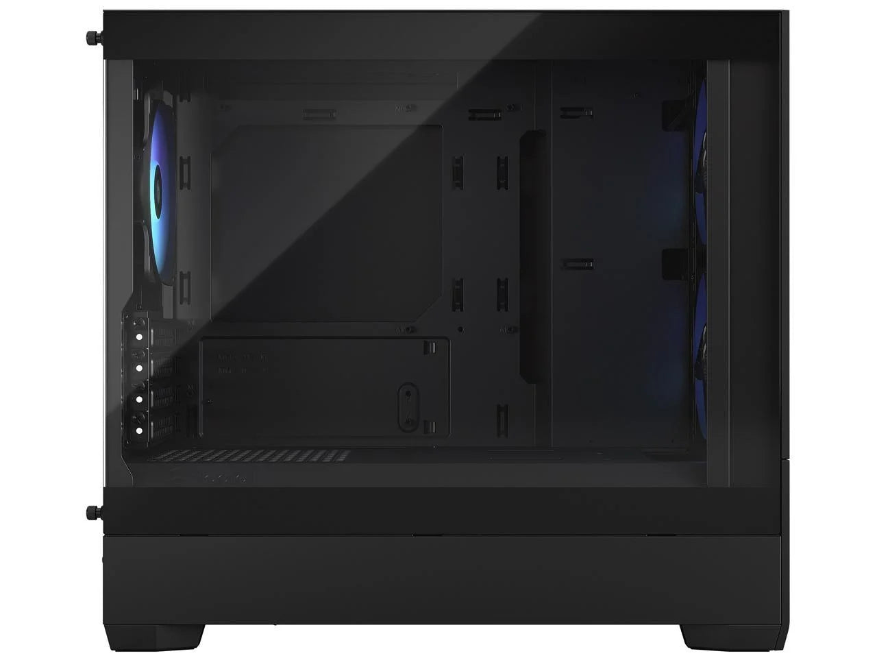 Pop Mini Air RGB Black TG Matx High-Airflow Clear Tempered Glass Window Tower Computer Case