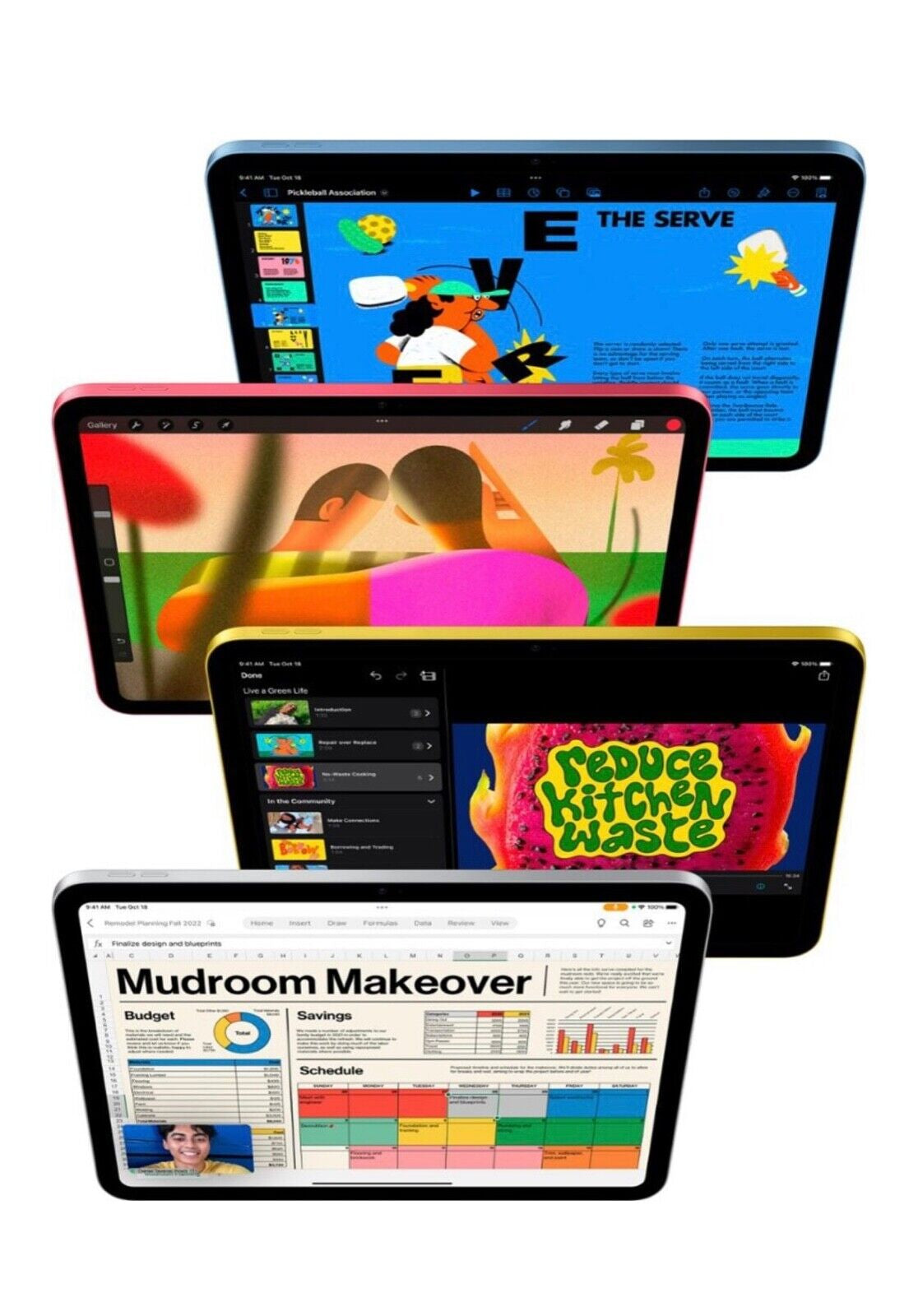 2022 Apple Ipad 10Th Gen 64/256GB Wifi 10.9"