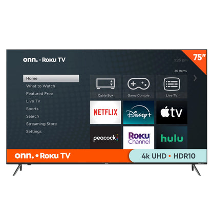 . 75” Class 4K UHD (2160P) LED Roku Smart Television (100044717)