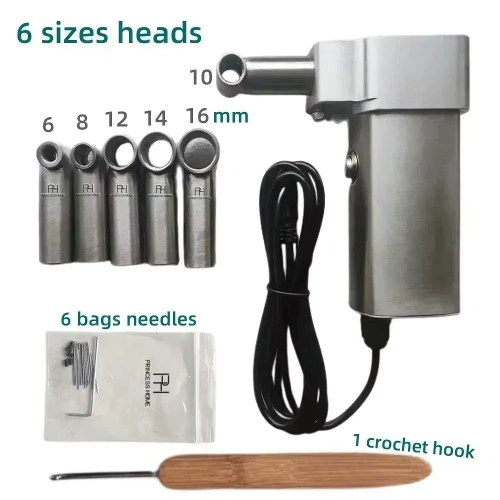 Crochet Braiding Making Machine Hair Making Machine for DIY Dreadlock Braids 6Head Hair Braids Crochet Twisting Braiding Machine
