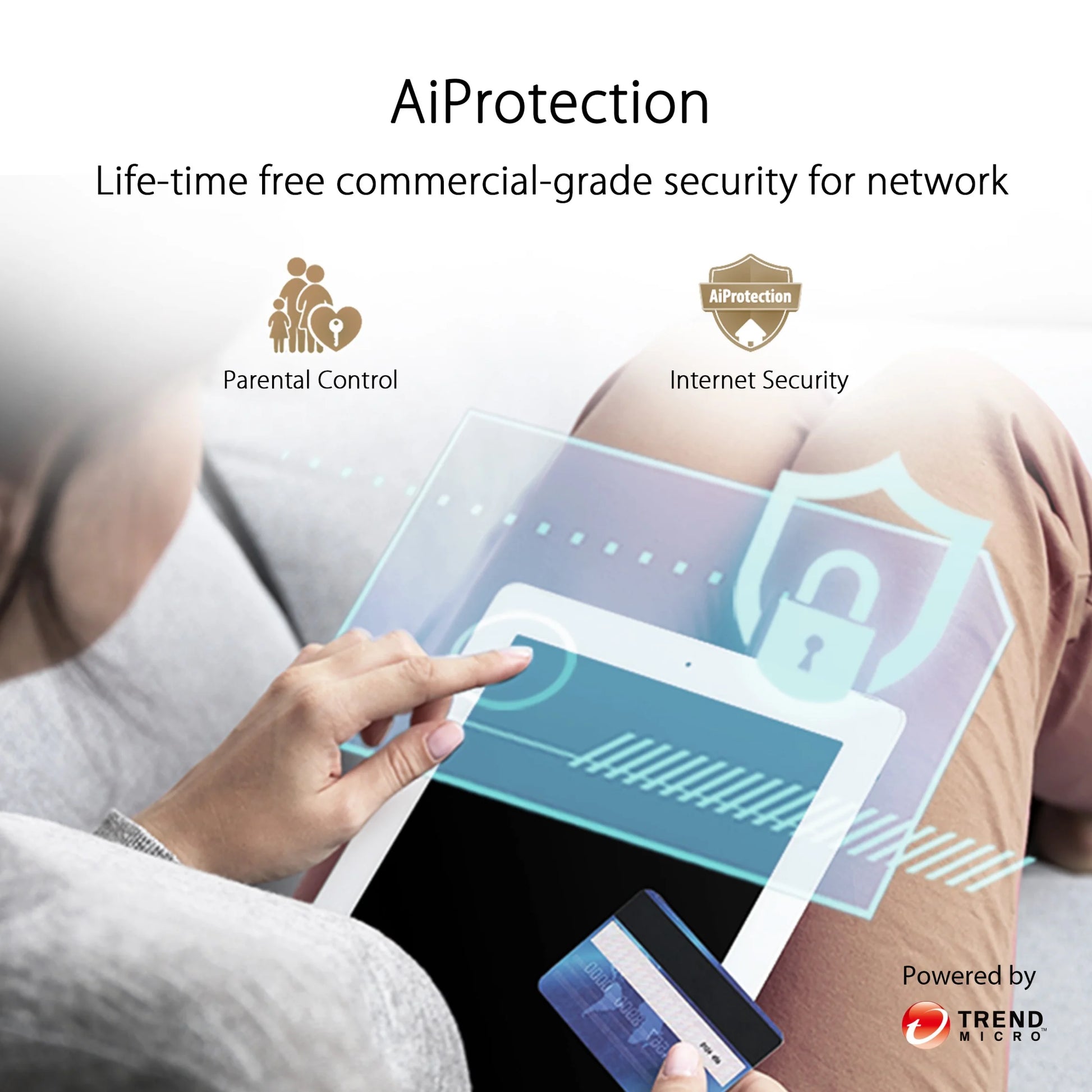 Zenwi-Fi Whole-Home Dual-Band Mesh Wi-Fi 6 System XD6 White - 2 Pack, Coverage up to 5, 400 Sq. Ft. & 4+ Rooms, 5400Mbps, Aimesh, Lifetime Free Internet Security, Parental Control, Easy Setup