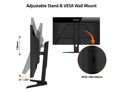 - M28U - 28" IPS Gaming Monitor - UHD 3840X2160 - 144Hz - 1Ms GTG - AMD Freesync Premium Pro - Type C KVM - HDMI, DP, Type C - Height Adjustable - Black