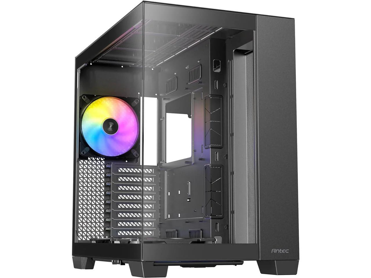 C8 ARGB, 2X TQR 160Mm & 1X TQ 140Mm ARGB PWM Fans Included, Dual-Chamber Layout, Type-C, 360Mm Radiator Support, Seamless TG Front & Side Panels, RTX 40 Compatible, Full-Tower E-ATX PC Case
