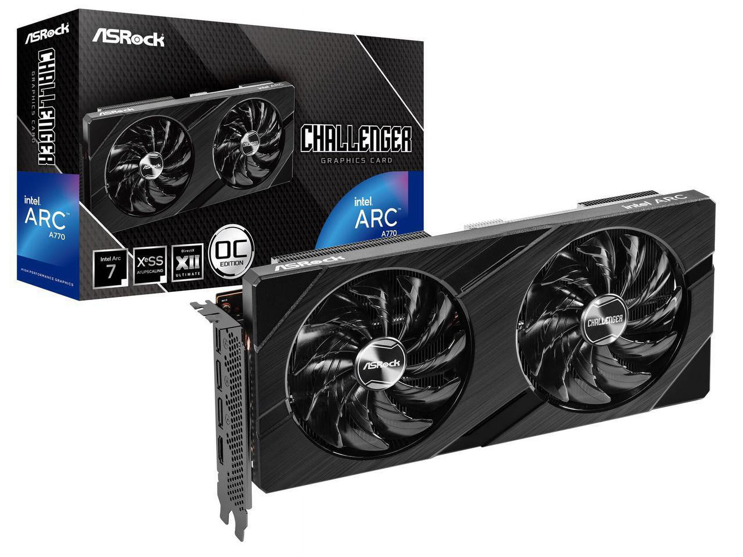 Challenger Arc A770 16GB GDDR6 PCI Express 4.0 X16 ATX Video Card A770 CL 16GO