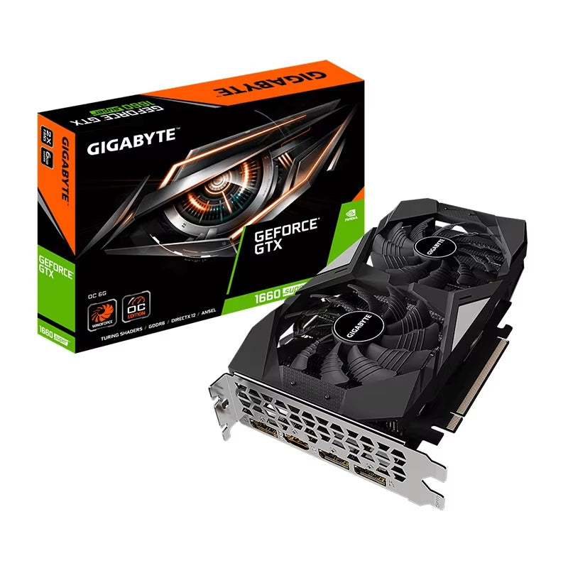 Geforce 6Gb Graphic Card 1660 GTX 1660 Super DDR6 New 1660Ti Support Graphics Card