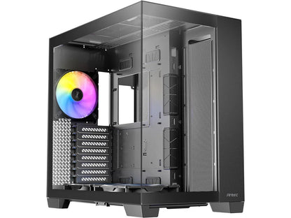 C8 ARGB, 2X TQR 160Mm & 1X TQ 140Mm ARGB PWM Fans Included, Dual-Chamber Layout, Type-C, 360Mm Radiator Support, Seamless TG Front & Side Panels, RTX 40 Compatible, Full-Tower E-ATX PC Case