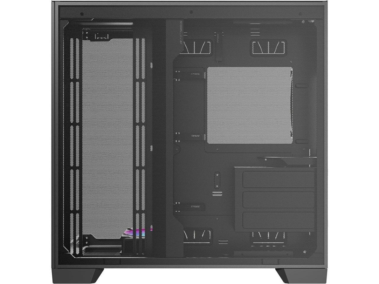 C8 ARGB, 2X TQR 160Mm & 1X TQ 140Mm ARGB PWM Fans Included, Dual-Chamber Layout, Type-C, 360Mm Radiator Support, Seamless TG Front & Side Panels, RTX 40 Compatible, Full-Tower E-ATX PC Case