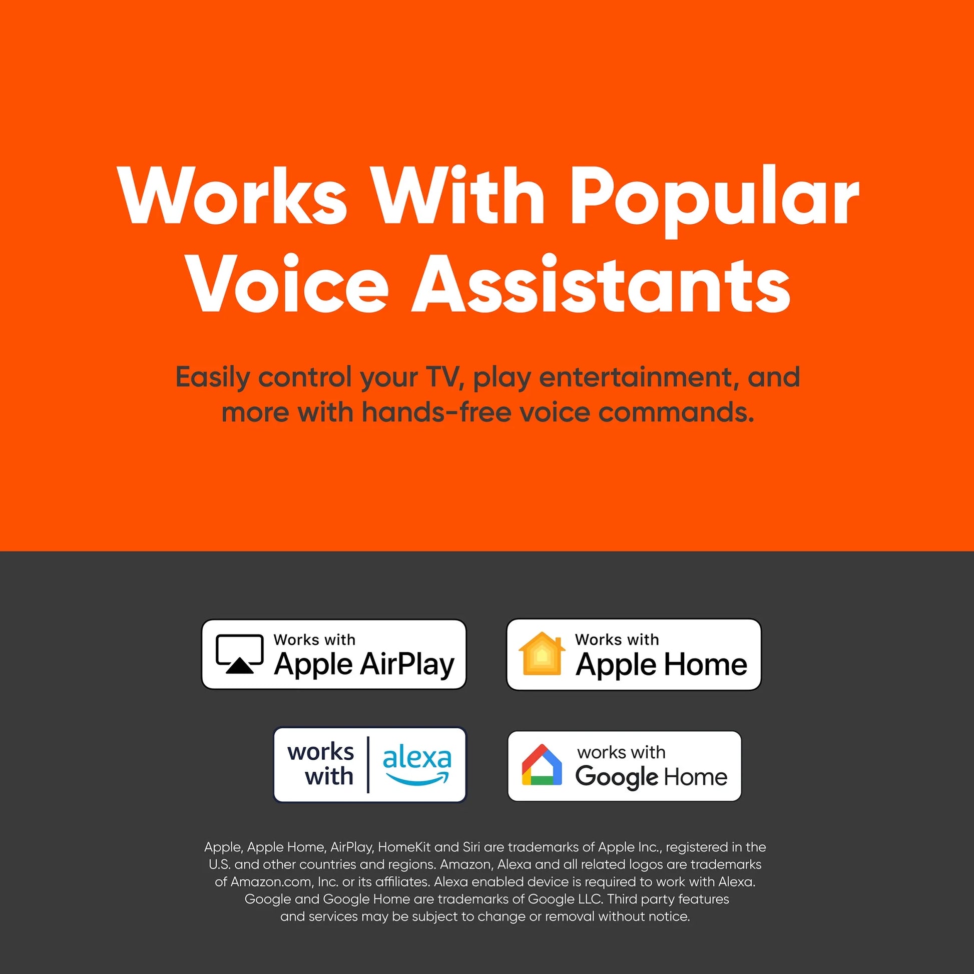 . 75” Class 4K UHD (2160P) LED Roku Smart Television (100044717)