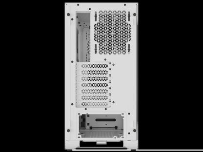 3000D AIRFLOW Mid-Tower PC Case - White - 2X SP120 ELITE Fans - Four-Slot GPU Support – Fits up to 8X 120Mm Fans - High-Airflow Design
