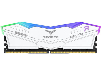 Team T-Force Delta RGB 32GB (2 X 16GB) 288-Pin PC RAM DDR5 6000 (PC5 48000) Desktop Memory Model FF4D532G6000HC38ADC01