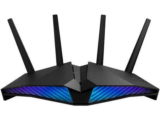 RT-AX82U AX5400 Dual-Band Wifi 6 Gaming Router, Game Acceleration, Mesh Wifi Support, Lifetime Free Internet Security, Dedicated Gaming Port, Mobile Game Boost, MU-MIMO, Aura RGB