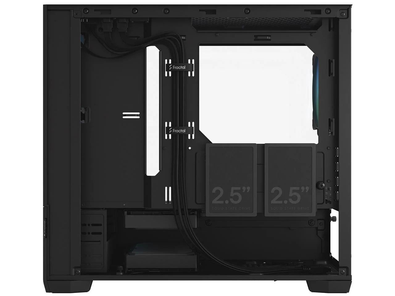 Pop Mini Air RGB Black TG Matx High-Airflow Clear Tempered Glass Window Tower Computer Case