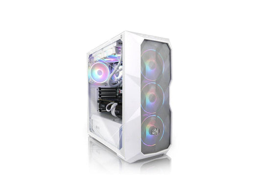 Blizzard Series Gaming PC - Intel Core I9 11900KF NVIDIA Geforce RTX 4060 Ti, 32GB 3600Mhz DDR4, 1TB NVME M.2 SSD, 360Mm Liquid Cooler, ARGB Fans, Wifi/Ac, TD500 Mesh White Case, Windows 11