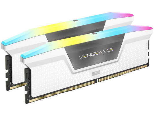 Vengeance RGB 32GB (2 X 16GB) 288-Pin PC RAM DDR5 6000 (PC5 48000) Desktop Memory Model CMH32GX5M2E6000C36W