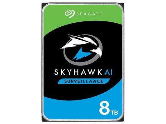 Skyhawk AI ST8000VE001 8TB 7200 RPM 256MB Cache SATA 6.0Gb/S 3.5" Internal Hard Drive Bare Drive
