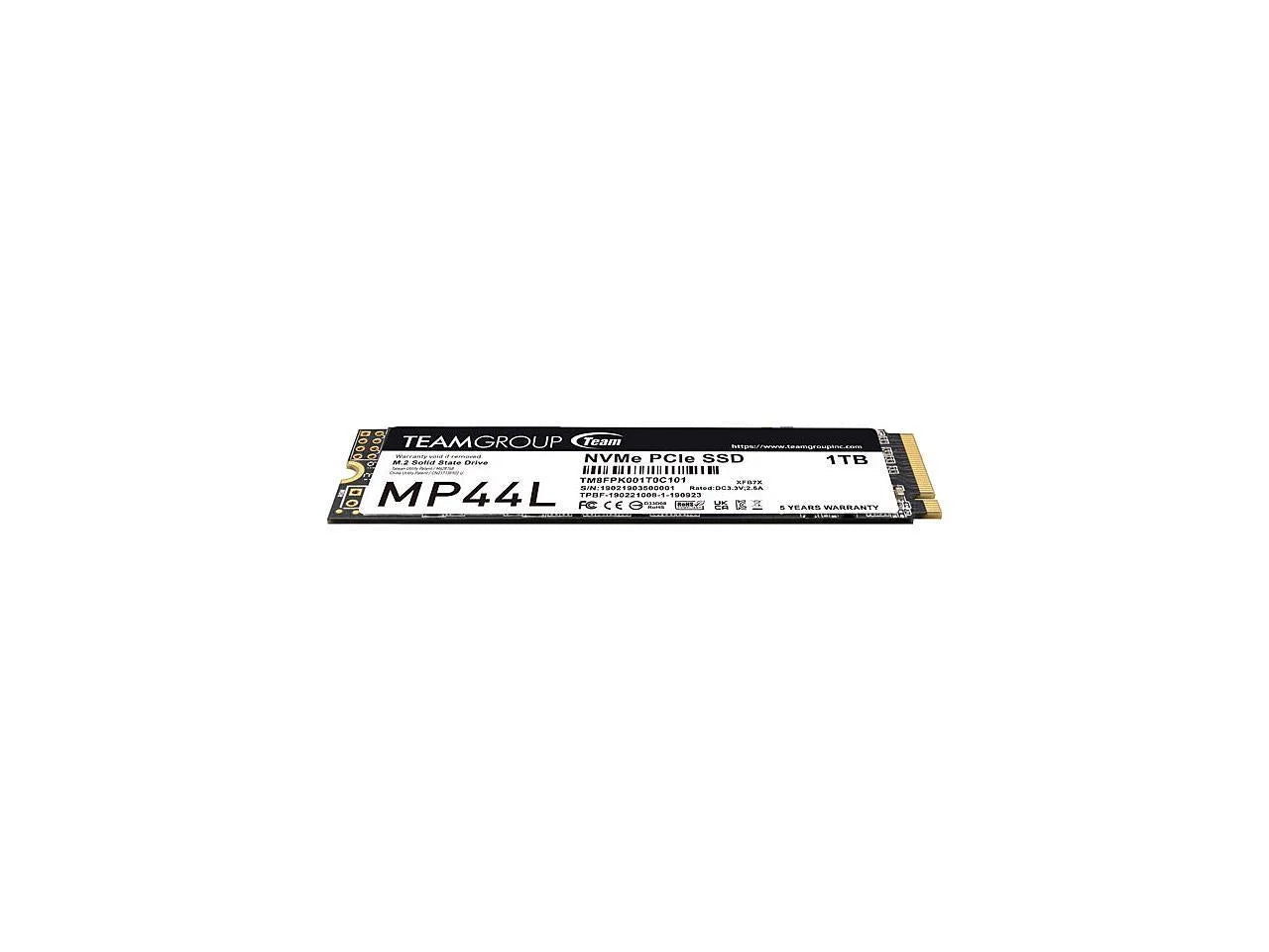 MP44L M.2 2280 1TB Pcie 4.0 X4 with Nvme 1.4 TLC Internal Solid State Drive (SSD) TM8FPK001T0C101