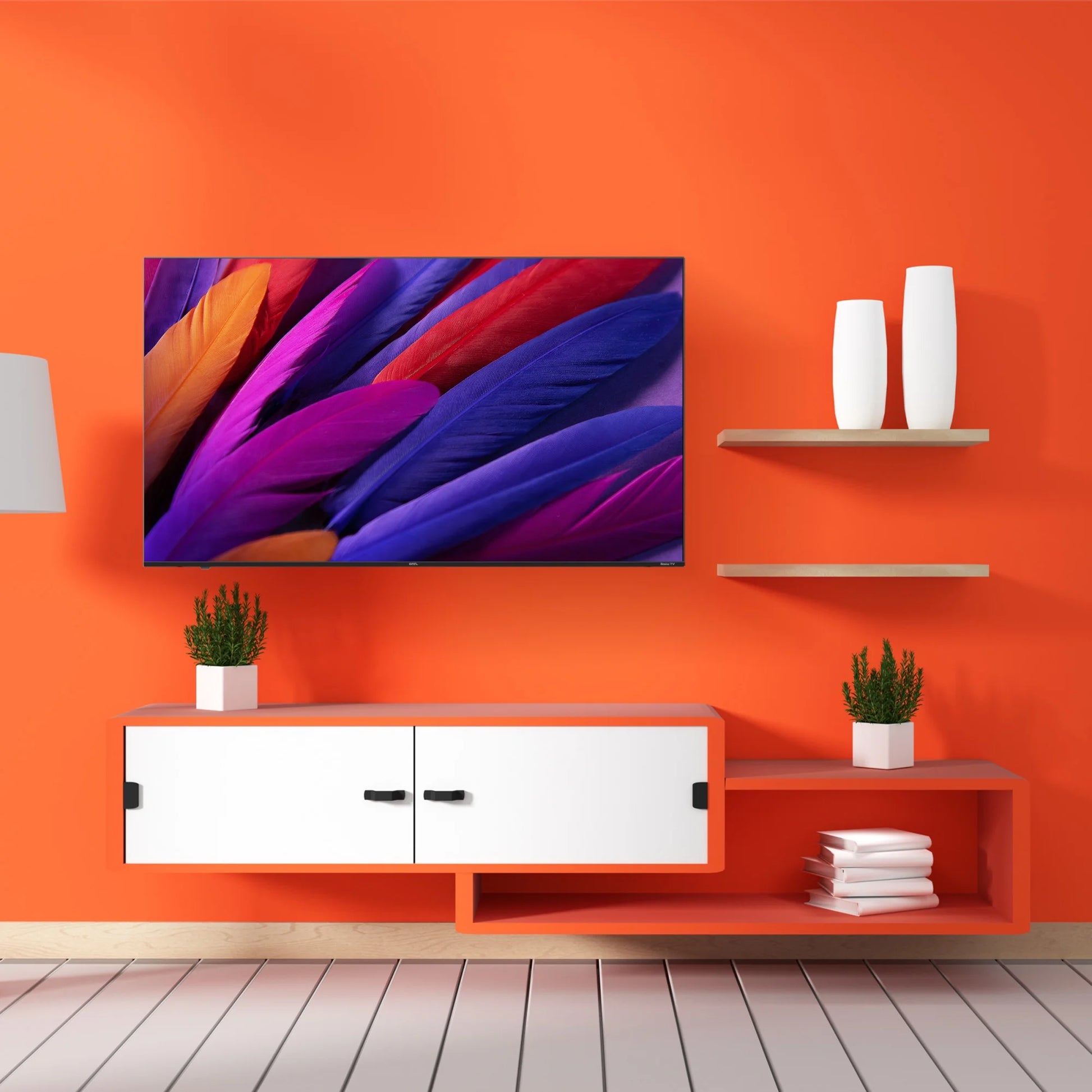 . 75” Class 4K UHD (2160P) LED Roku Smart Television (100044717)