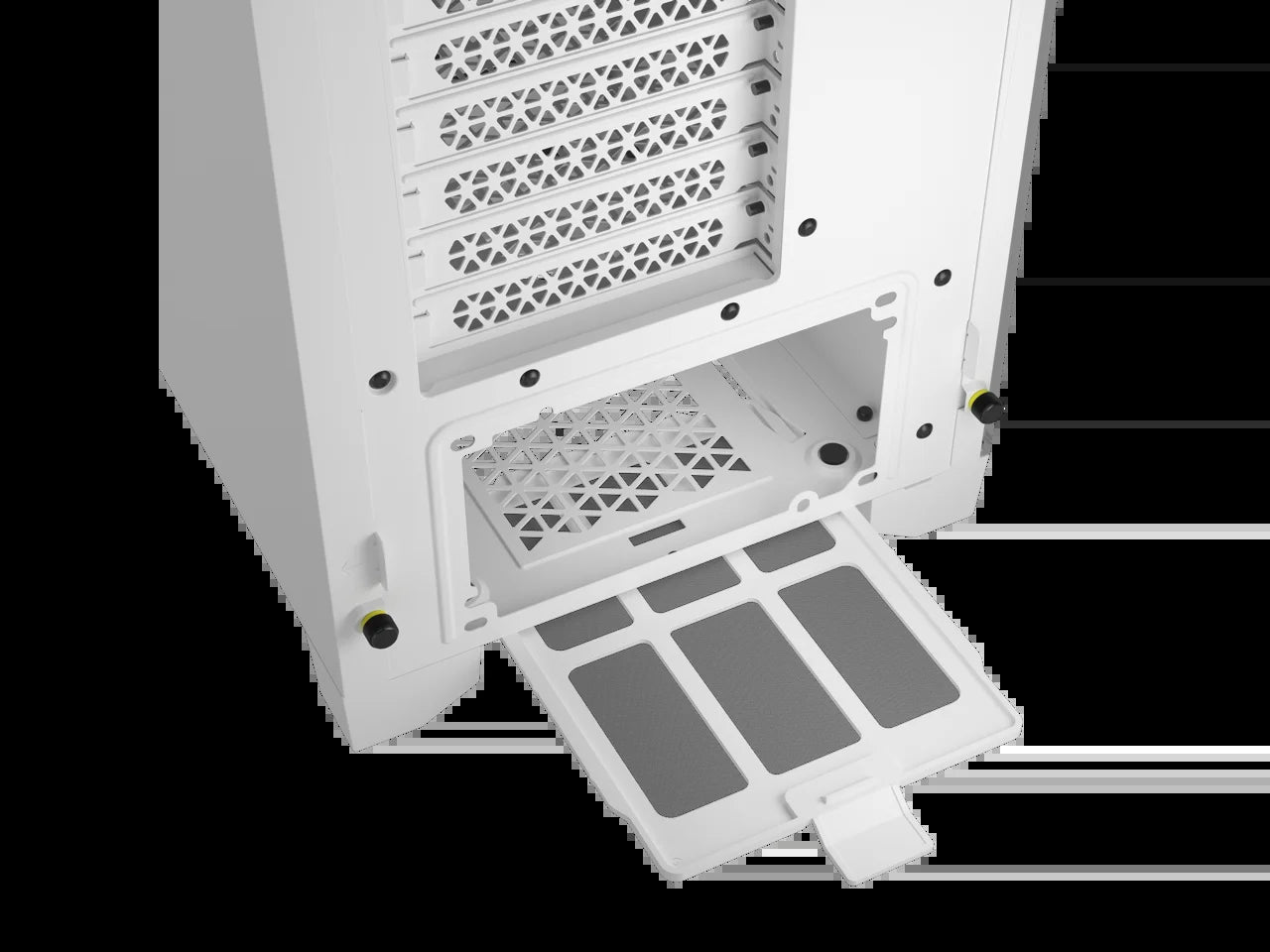 3000D AIRFLOW Mid-Tower PC Case - White - 2X SP120 ELITE Fans - Four-Slot GPU Support – Fits up to 8X 120Mm Fans - High-Airflow Design