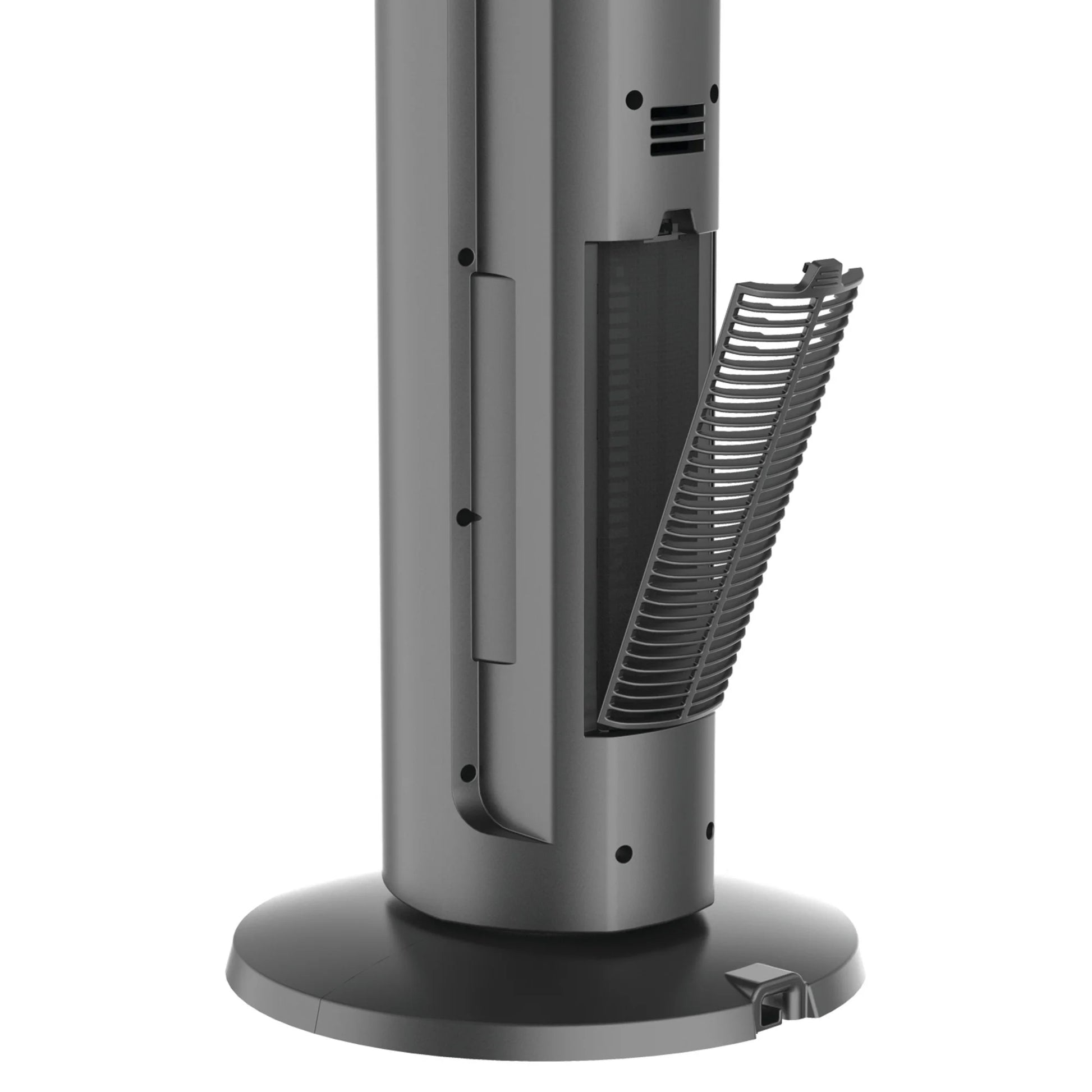 42" 1500W All Season Tower Fan and Space Heater with Timer and Remote, Gray, FH515, New