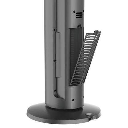 42" 1500W All Season Tower Fan and Space Heater with Timer and Remote, Gray, FH515, New