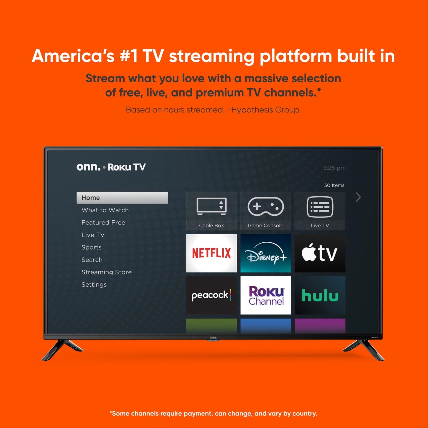 . 55” Class 4K UHD (2160P) LED Roku Smart Television HDR (100012586)