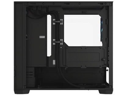 Pop Mini Air RGB Black TG Matx High-Airflow Clear Tempered Glass Window Tower Computer Case