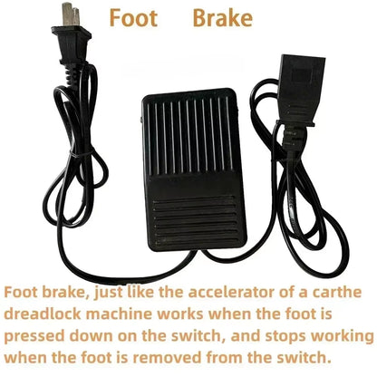 Crochet Braiding Making Machine Hair Making Machine for DIY Dreadlock Braids 6Head Hair Braids Crochet Twisting Braiding Machine