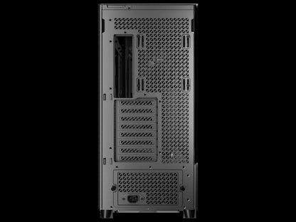 Flux Pro, 6 X PWM Fans Included, High-Airflow Front Panel with Walnut Wood, Ishift PSU 90° Mount, USB3.0 X 2, Type-C, 420Mm Radiator Support, Temp. Display, Full-Tower E-ATX PC Case