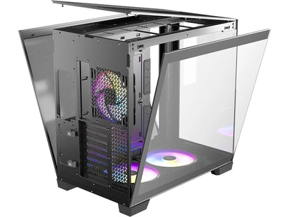 C8 ARGB, 2X TQR 160Mm & 1X TQ 140Mm ARGB PWM Fans Included, Dual-Chamber Layout, Type-C, 360Mm Radiator Support, Seamless TG Front & Side Panels, RTX 40 Compatible, Full-Tower E-ATX PC Case