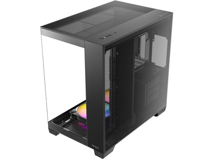 C8 ARGB, 2X TQR 160Mm & 1X TQ 140Mm ARGB PWM Fans Included, Dual-Chamber Layout, Type-C, 360Mm Radiator Support, Seamless TG Front & Side Panels, RTX 40 Compatible, Full-Tower E-ATX PC Case